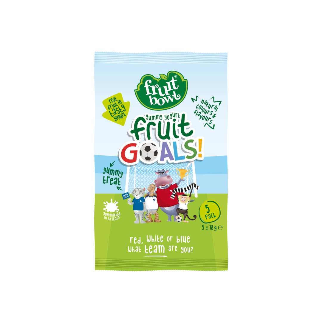 Fruit Bowl Yogurt Fruit Goals, 5 x 18g. [EXP: 30/4/25]