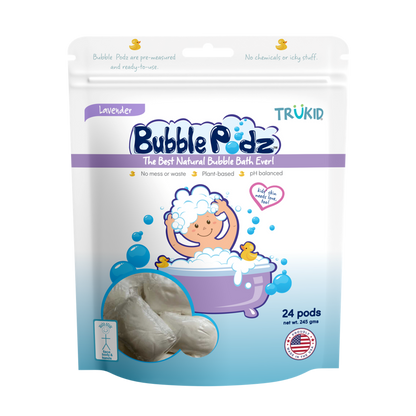 TruKid Lavender Scented Bubble Podz, 24 pcs