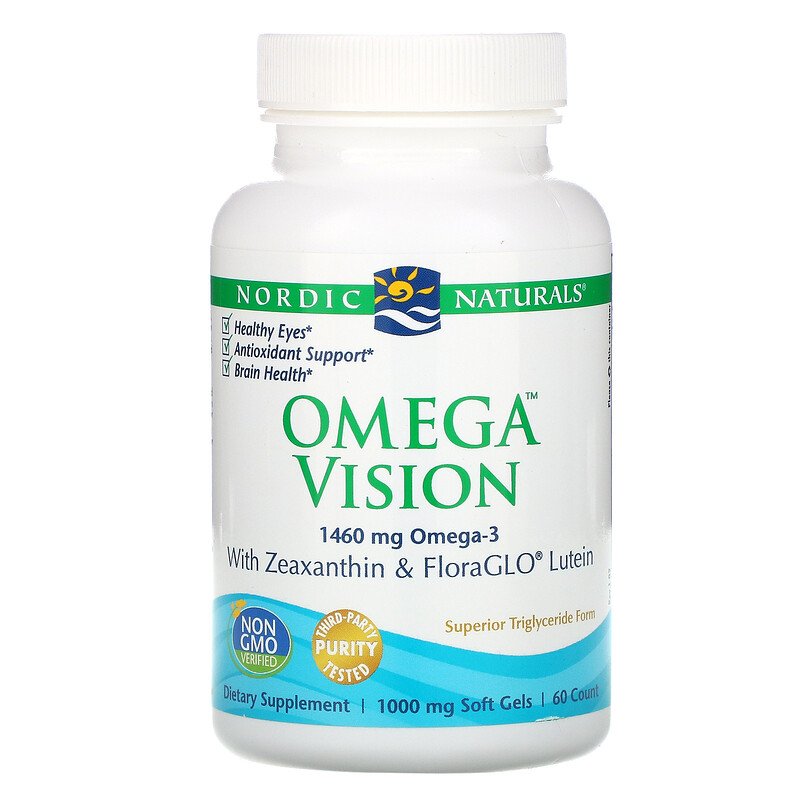 Nordic Naturals Omega Vision, 60 sgls.