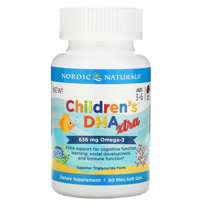 Nordic Natural Children’s DHA™ Xtra, 90 softgels