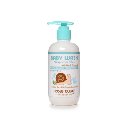 Little Twig Bath Time Gift Bag Set - Fragrance Free Bubble Bath.