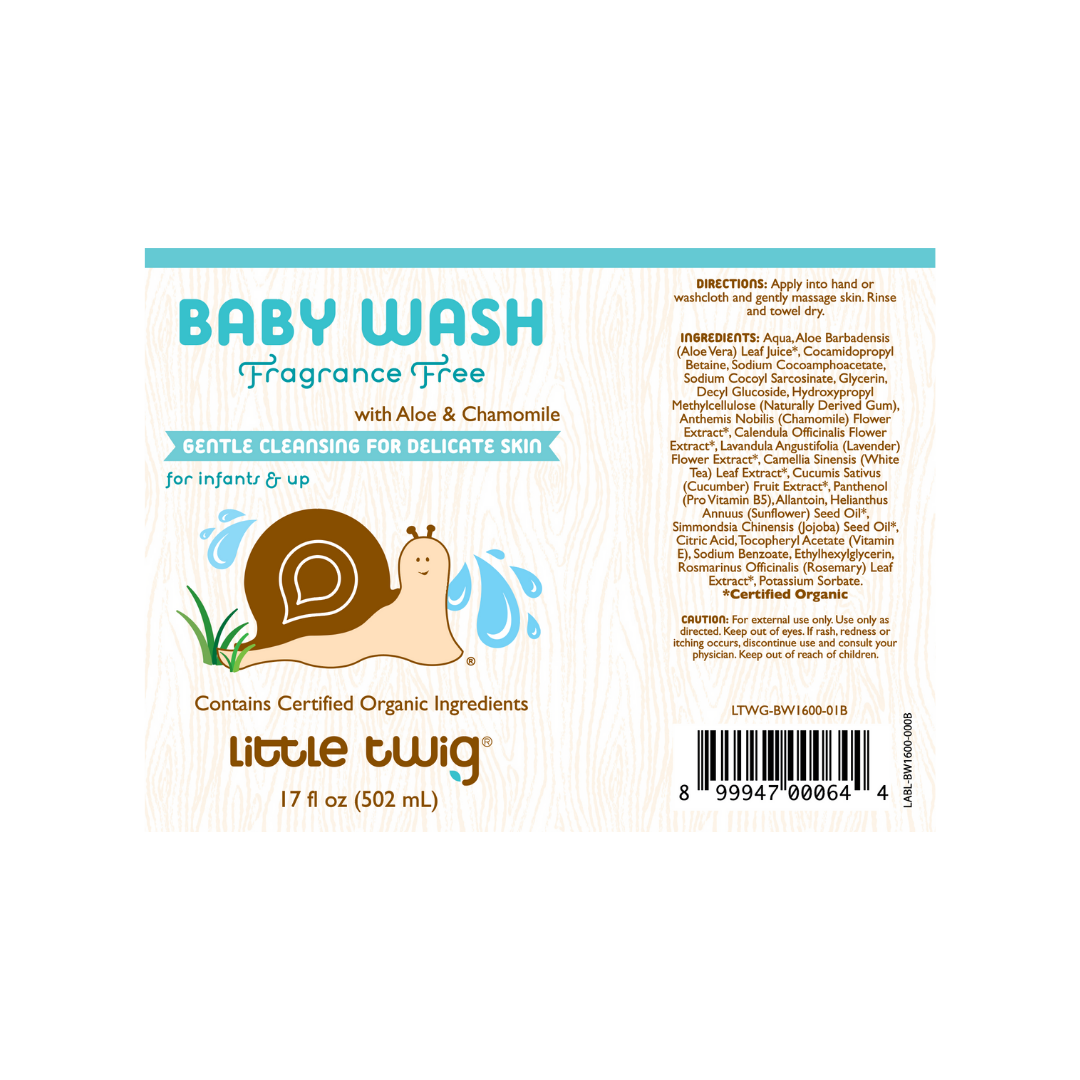 Little Twig Baby Wash & Shampoo - Colloidal Oat, 251ml.