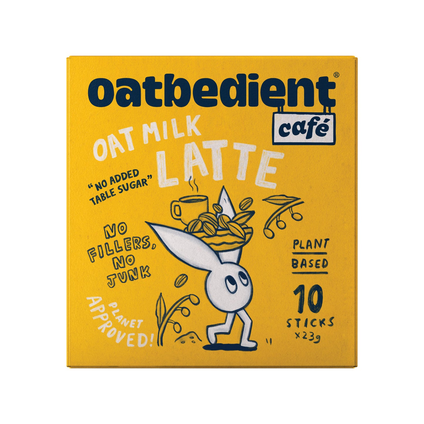 Oatbedient Oat Milk Latte, 24g x 10s.