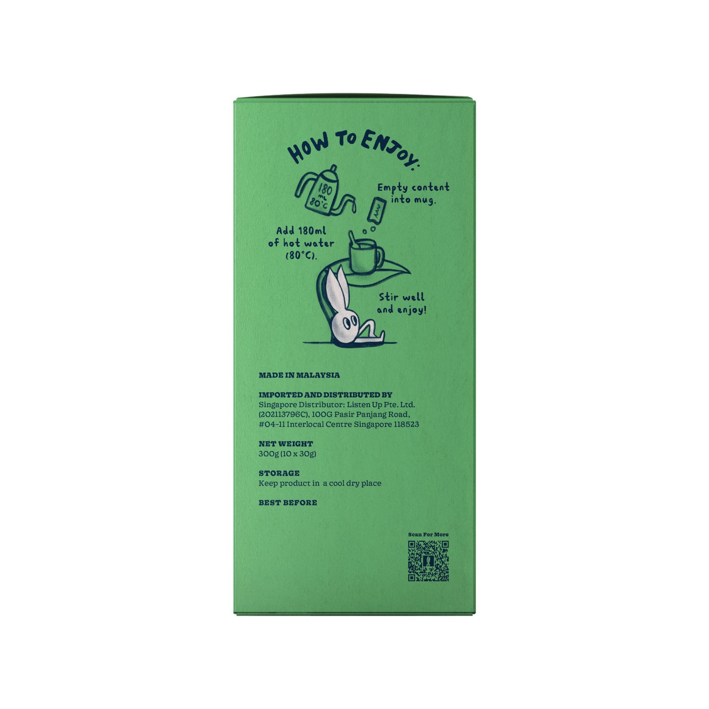 Oatbedient Oat Milk - Matcha, 30g x 10s.