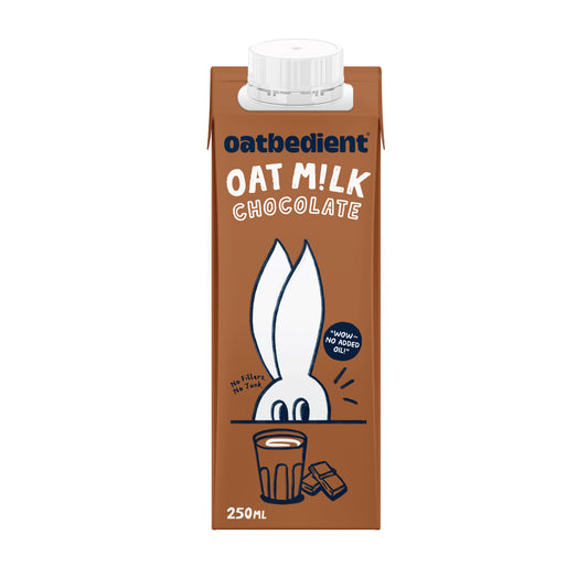 Oatbedient RTD Oat M!lk - Chocolate, 250ml.