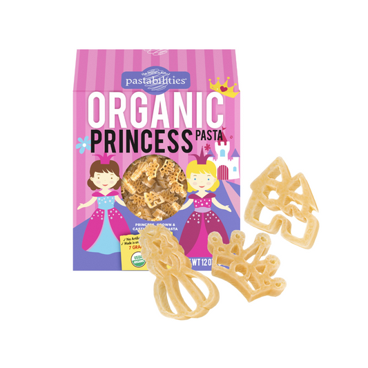 Pastabilities Organic Pasta - Princess Shaped, 340g.