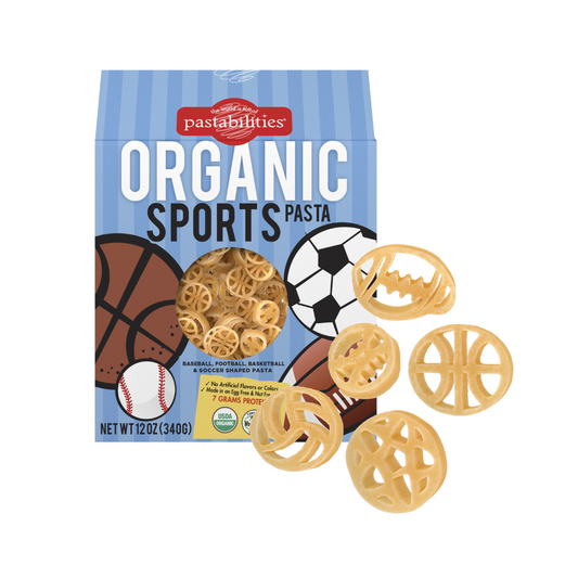 Pastabilities Organic Pasta - Sports Shaped, 340 g.