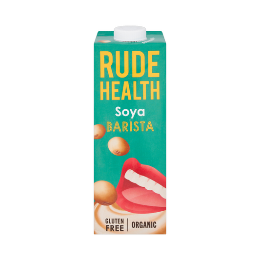 Rude Health Organic Dairy Free- Barista Soya, 1L.