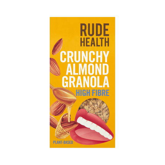 Rude Health High Fibre Crunchy Almond Granola, 400g.