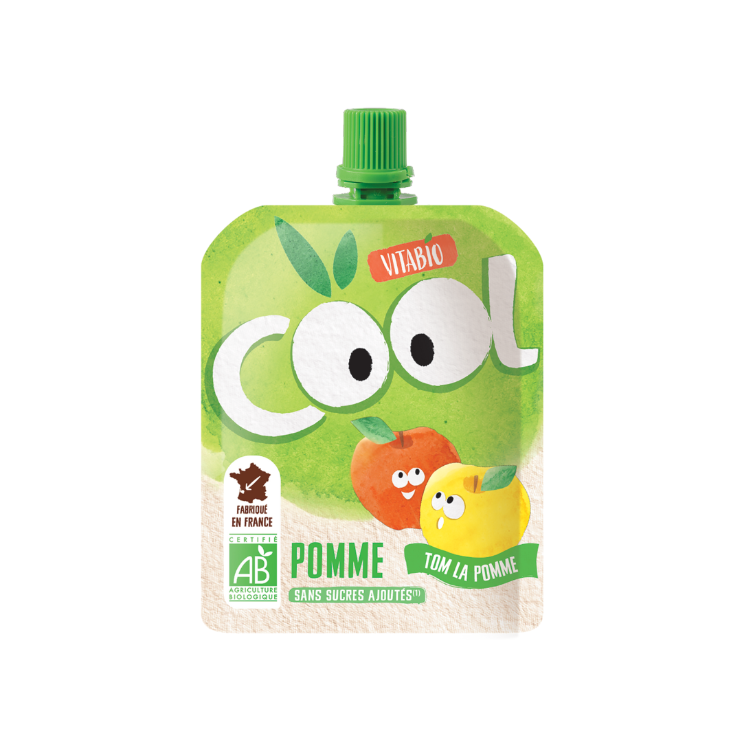 Vitabio Cool Fruits Apple Organic Puree, 90 g.