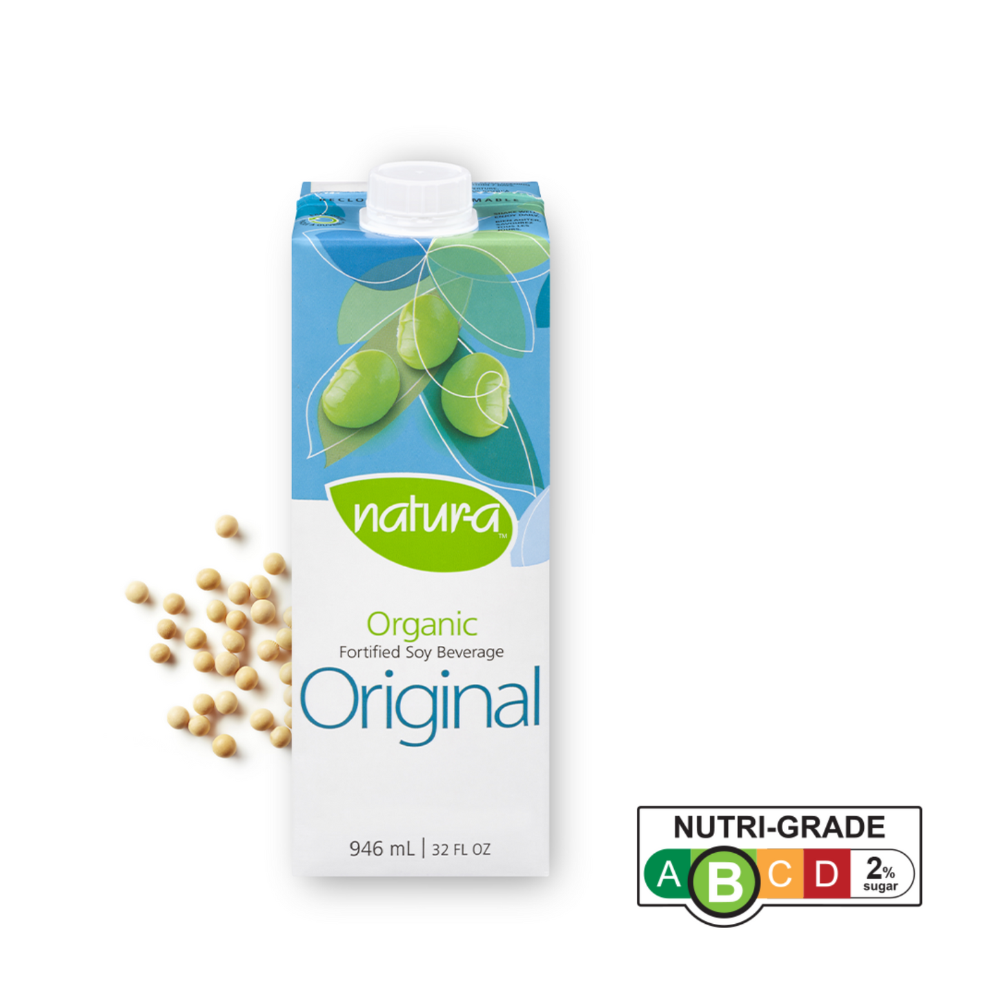 [Case of 12] Natur-a Enriched Soy Beverage - Original (Organic), 946 ml.