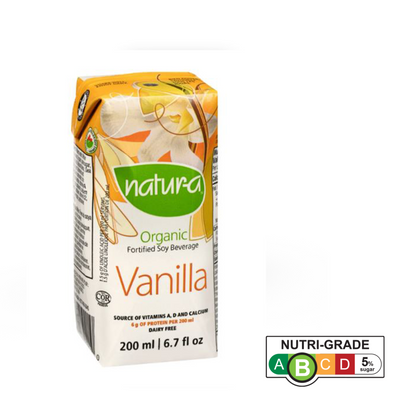 [Case of 24] Natur-a Enriched Soy Beverage - Vanilla (Organic), 200 ml.