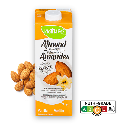 Natur-a Enriched Almond Beverage -  Vanilla, 946 ml.