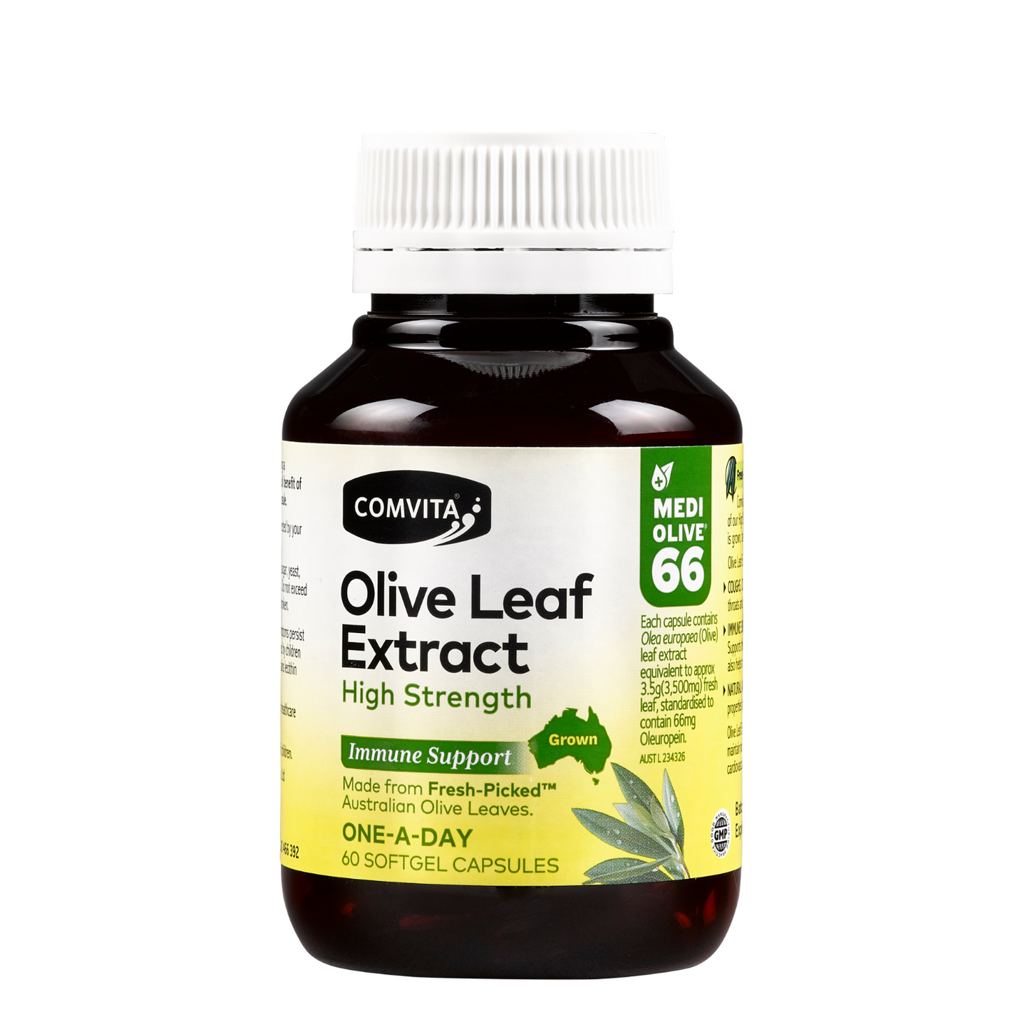 Comvita Olive Leaf Extract Capsules (High Strength), 60 caps.